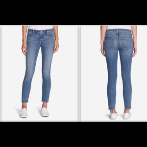 Eddie Bauer Slightly Curvy Skinny Ankle Jeans